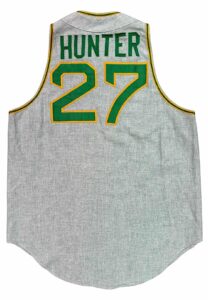 1970 Jim “Catfish” Hunter Oakland A’s Game-Used Flannel Jersey