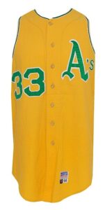 1970 Jim Roland Oakland A’s Game-Used Home Flannel Vest