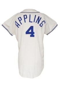 1970 Luke Appling Chicago White Sox Coaches Worn Home Flannel Jersey