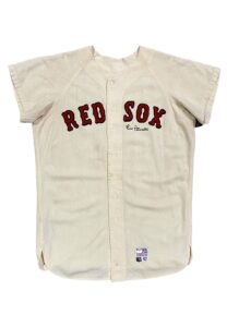 1970 Rico Petrocelli Boston Red Sox Game-Used & Signed Home Flannel Jersey