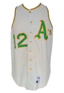 1970 Tommy Davis Oakland A’s Game-Used Alternate Vest