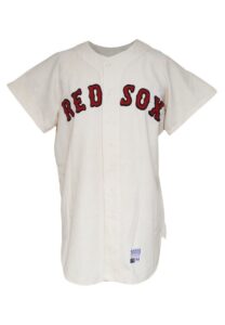 1970 Tony Conigliaro Boston Red Sox Game-Used Home Flannel Jersey