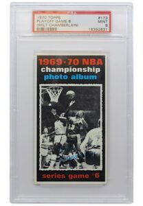 1970 Topps Playoff Game 6 Wilt Chamberlain #173