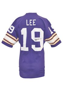 1970s Bob Lee Minnesota Vikings Game-Used & Autographed Home Jersey