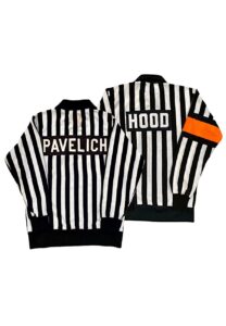 1970s Bruce Hood & Matt Pavelich NHL Referee Worn Jerseys