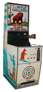 1970s Chicago Coin Rifle Gallery Arcade Game