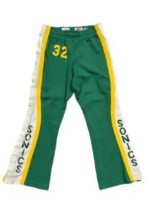 1970s “Downtown” Fred Brown Seattle Supersonics Warmup Pants