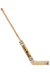 1970s Eddie Giacomin NY Rangers Game-Used Goalie Stick