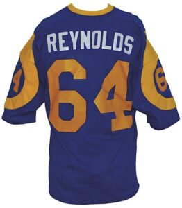 1970s Jack “Hacksaw” Reynolds LA Rams Game-Used Home Jersey