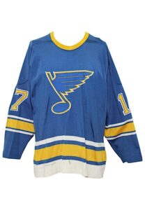 1970s Jean-Guy Talbot St. Louis Blues Game-Used Road Jersey