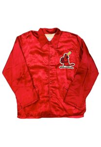 1970s Jim Kaat St. Louis Cardinals Player Worn & Autographed Warm-Up Jacket