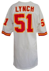 1970s Jim Lynch Kansas City Chiefs Game-Used Road Jersey