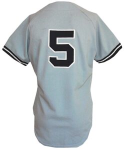 1970s Joe DiMaggio New York Yankees Spring Training Worn & Autographed Road Jersey