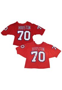 1970s Leonard Mitchell Houston Cougars College Game-Used Jerseys