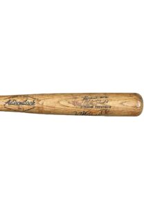 1970s Mike Schmidt Philadelphia Phillies Game-Used & Autographed Bat