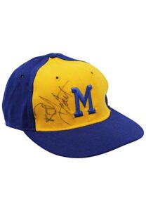 1970s Robin Yount Milwaukee Brewers Rookie Era Game-Used & Autographed Cap