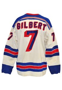 1970s Rod Gilbert New York Rangers Home Game Jersey