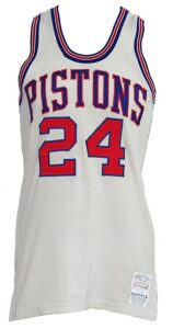 1971-1972 Jim Walker Detroit Pistons Game-Used Home Jersey