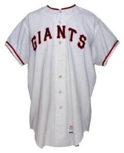 1971-1972 John Cumberland San Francisco Giants Game-Used Home Flannel Uniform