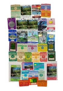 1971-2018 The Masters Tournament Badges