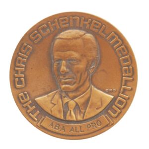 1971-72 Chris Schenkel ABA All-Pro Award Presented to Cincy Powell