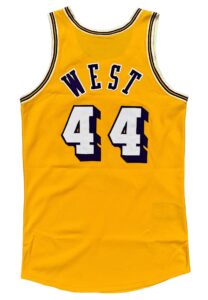 1971-72 Jerry West Los Angeles Lakers Game-Used Jersey