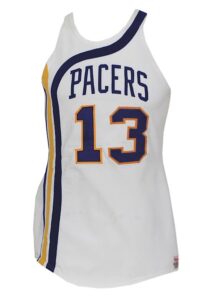 1971-72 Marv Winkler ABA Indiana Pacers Game-Used Home Jersey