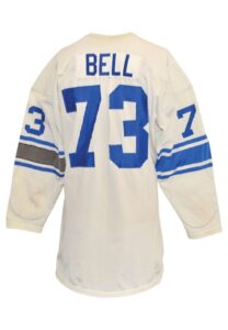 1971 Bob Bell Detroit Lions Game-Used Road Durene Jersey