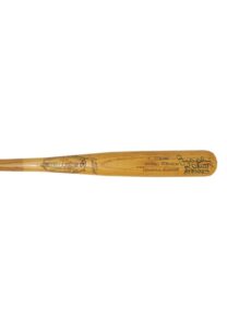 1971 Brooks Robinson Baltimore Orioles Game-Used & Autographed Bat