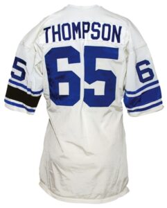 1971 Dave Thompson Detroit Lions Game-Used Road Jersey