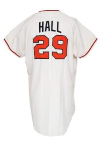 1971 Dick Hall Baltimore Orioles Game-Used & Autographed Home Flannel Jersey