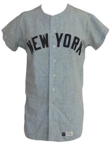 1971 Jake Gibbs New York Yankees Game-Used Road Flannel Jersey