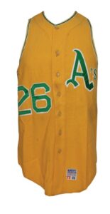 1971 Joe Rudi Oakland Athletics Game-Used Home Flannel Jersey