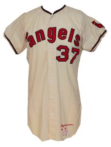 1971 John Stephenson California Angels Game-Used Home Flannel Jersey