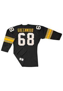 1971 L.C. Greenwood Pittsburgh Steelers Game-Used Home Durene Jersey