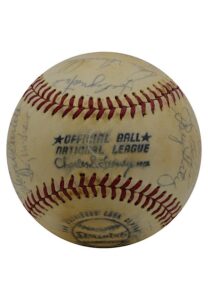 1971 New York Mets Team-Signed ONL Baseball