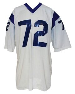 1971 Phil Olsen Los Angeles Rams Game-Used & Autographed Road Jersey