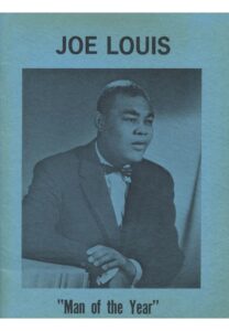 1971 Program Autographed By Muhammad Ali, Joe Louis & Jackie Robinson