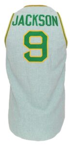 1971 Reggie Jackson Oakland Athletics Game-Used Road Flannel Jersey Vest