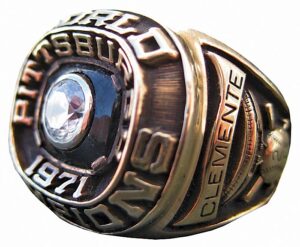 1971 Roberto Clemente Pittsburgh Pirates World Championship Ring