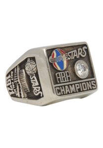 1971 Ron Boone Utah Stars ABA Championship Players Ring