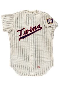 1971 Tony Oliva Minnesota Twins Game-Used Home Flannel Jersey