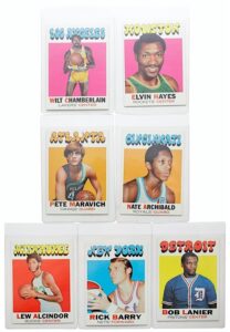 1971 Topps Including Chamberlain, Alcindor, Maravich, Archibald & More