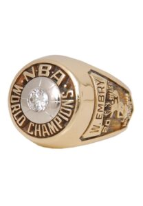 1971 Wayne Embry Milwaukee Bucks World Championship Ring