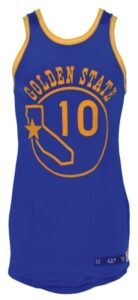 1972-1973 Charlie Johnson Golden State Warriors Game-Used Road Jersey