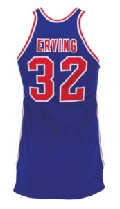 1972-1973 Julius “Dr. J” Erving Virginia Squires ABA Game-Used & Autographed Road Jersey