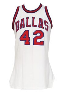 1972-73 Collis Jones ABA Dallas Chaparrals Game-Used Home Jersey