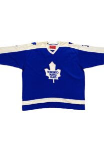 1972-73 Jacques Plante Toronto Maple Leafs Game-Used Jersey