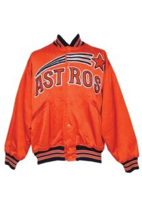 1972-73 Leo Durocher Houston Astros Managers Worn Heavyweight Satin Jacket