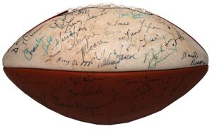 1972-73 Miami Dolphins Super Bowl Champions Autographed Football